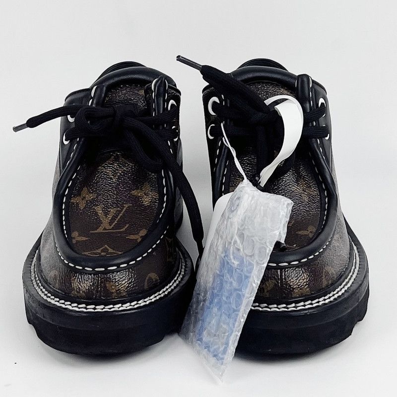 Louis Vuitton Louis Vuitton Beaubourg Monogram Platform Shoes 0079 Size US 6 / IT 36 - 2 Thumbnail