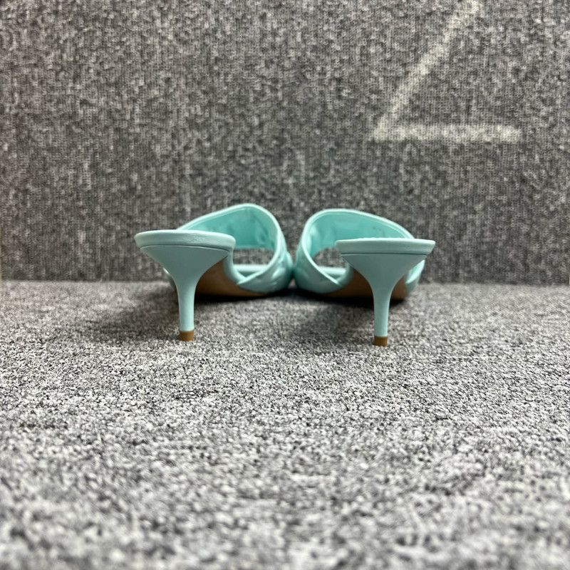 Louis Vuitton Louis Vuitton Stylish Aqua High Heel Slide Sandals 0079 Size US 6 / IT 36 - 3 Thumbnail