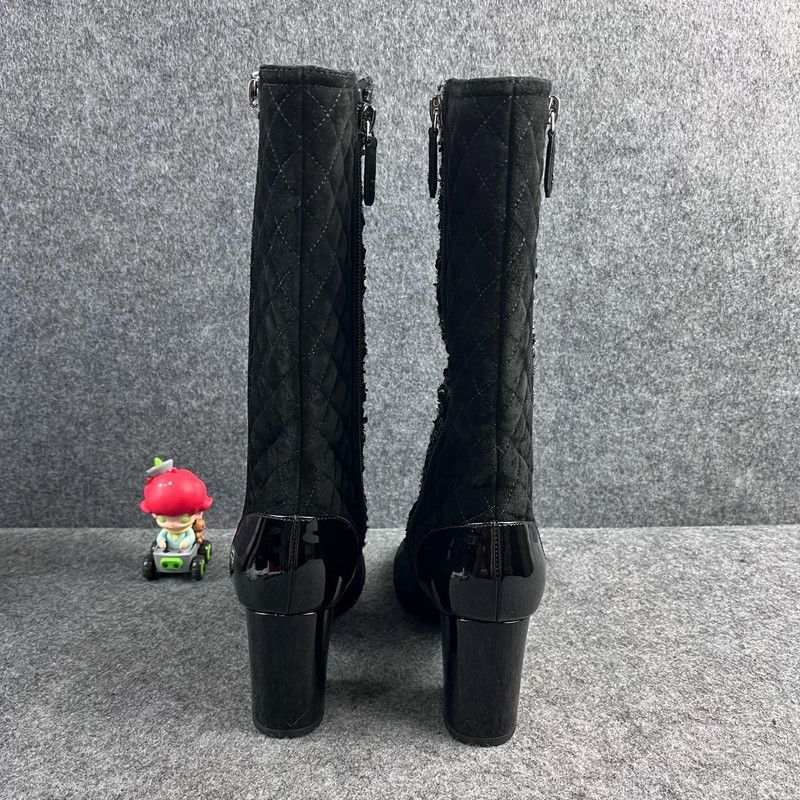 Louis Vuitton Louis Vuitton Woven Chain High Boots for Women 0079 Size US 6 / IT 36 - 5 Thumbnail