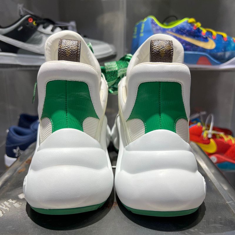 Louis Vuitton Louis Vuitton Archlight 1.0 White Green Sneakers 0079 Size US 6 / IT 36 - 3 Thumbnail
