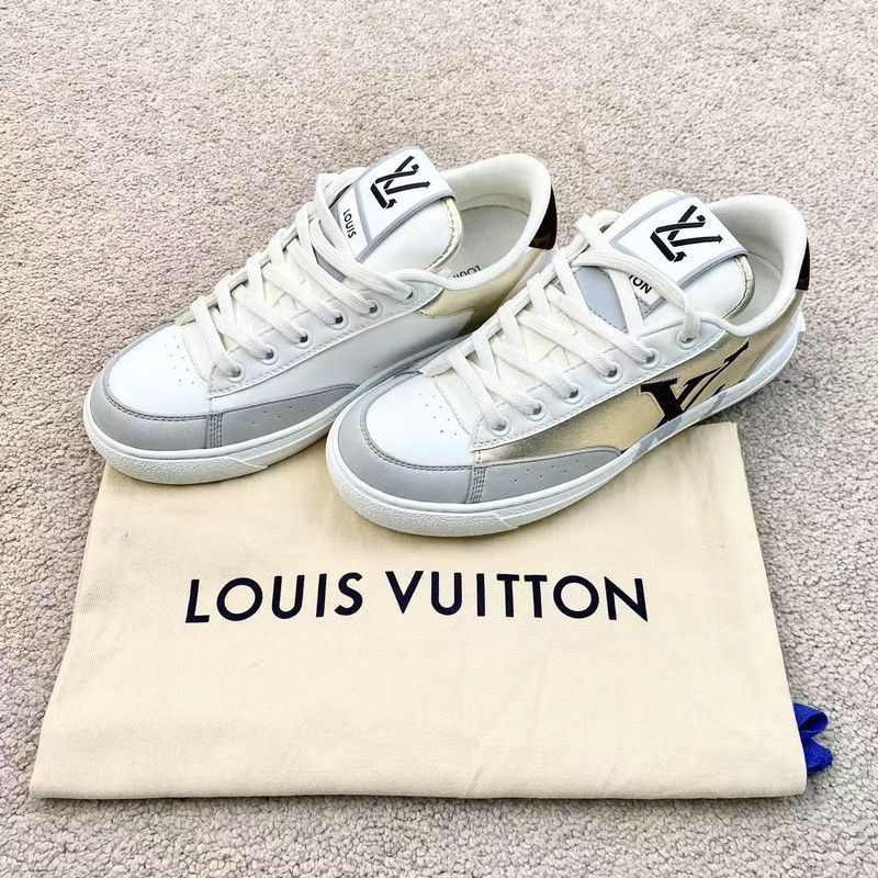 Louis Vuitton Louis Vuitton Charlie Lace-Up Fashion Sneakers 0079 Size US 5 / IT 35 - 2 Thumbnail