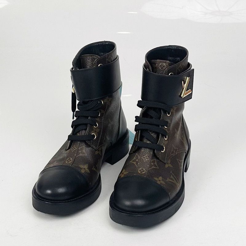 Louis Vuitton Louis Vuitton Wonderland Monogram Short Martin Boots 0079 Size US 6 / IT 36 - 2 Thumbnail