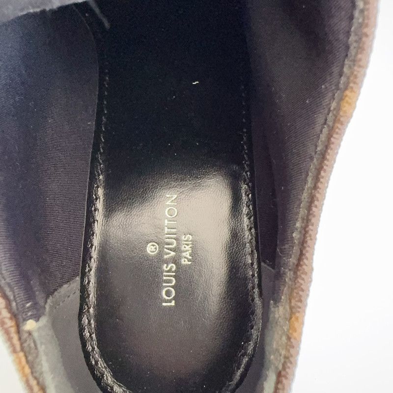 Louis Vuitton Louis Vuitton Black Beaubourg Fashion Lace-Up Shoes 0079 Size US 7 / IT 37 - 7 Thumbnail