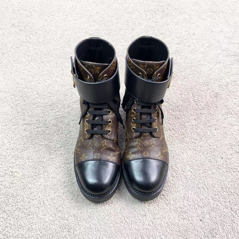 Louis Vuitton Louis Vuitton Wonderland Monogram Canvas Ankle Boots 0079 Size US 6 / IT 36 - 2 Thumbnail