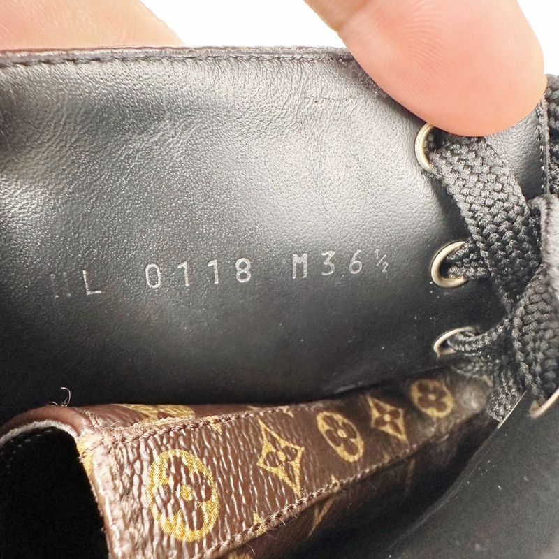 Louis Vuitton Louis Vuitton Wonderland Monogram Brown Martin Boots 0079 Size US 6 / IT 36 - 7 Thumbnail