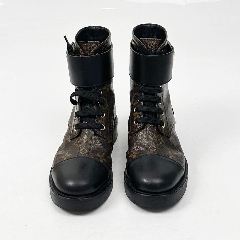 Louis Vuitton Louis Vuitton Wonderland Monogram Brown Martin Boots 0079 Size US 6 / IT 36 - 2 Thumbnail
