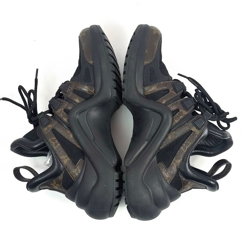 Louis Vuitton Louis Vuitton Black Archlight Sneakers for Women 0079 Size US 7 / IT 37 - 4 Thumbnail