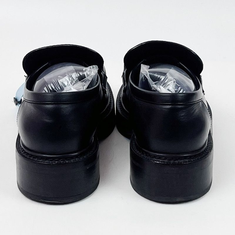 Louis Vuitton Louis Vuitton Academy Black Leather Loafers 0079 Size US 6 / IT 36 - 5 Thumbnail
