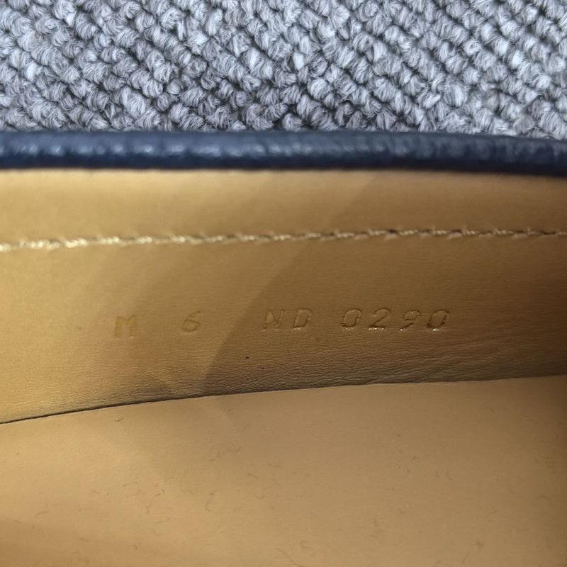 Louis Vuitton Louis Vuitton Navy Suede Loafers for Women 0079 Size US 9 / IT 39 - 5 Thumbnail