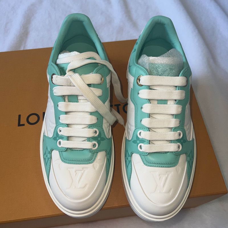 Louis Vuitton Louis Vuitton Time Out Low-Top Sneakers 0079 Size US 4 / IT 34 - 2 Thumbnail
