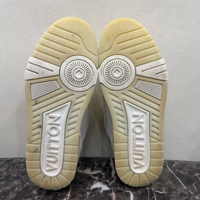 Louis Vuitton Louis Vuitton Low-Top White Sneakers for Men and Women 0079 Size US 7.5 / EU 40-41 - 4 Thumbnail