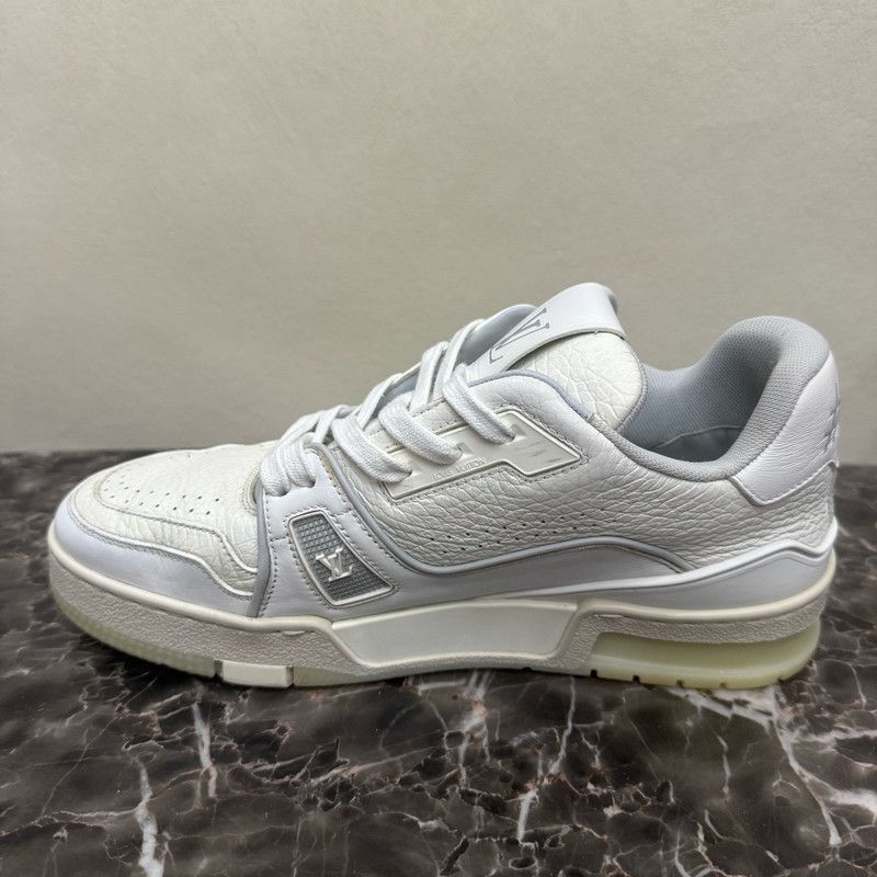 Louis Vuitton Louis Vuitton Low-Top White Sneakers for Men and Women 0079 Size US 7.5 / EU 40-41 - 7 Thumbnail