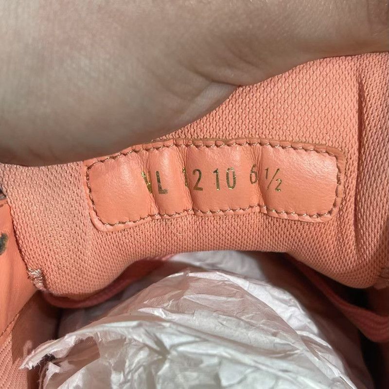 Louis Vuitton Louis Vuitton Trainer Low Sneakers in Peach Pink 0079 Size US 10 / IT 40 - 5 Thumbnail