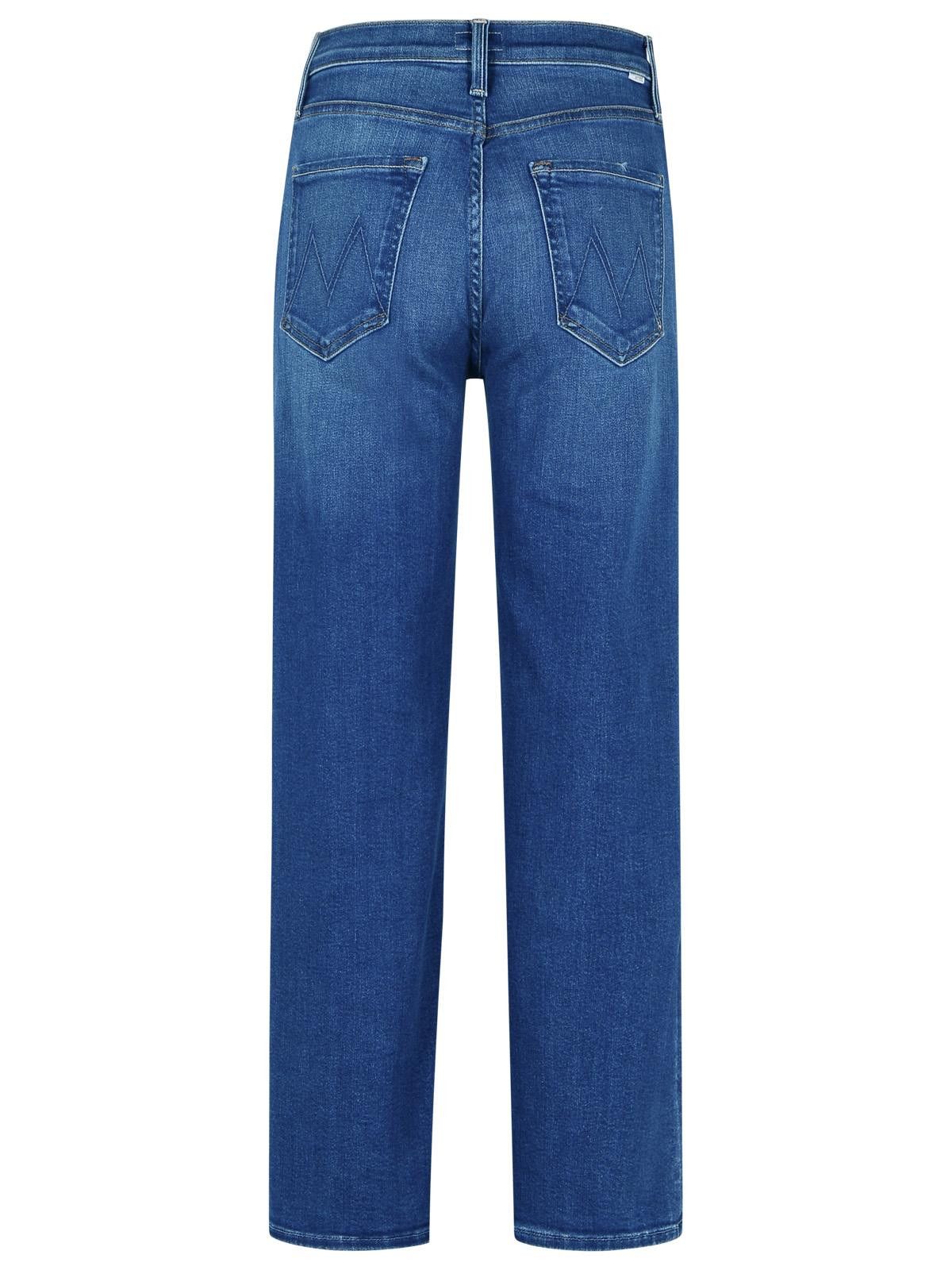 MOTHER MOTHER 'The Rambler Zip Ankle' Blue Cotton Jeans Size 32" / US 10 / IT 46 - 3 Thumbnail