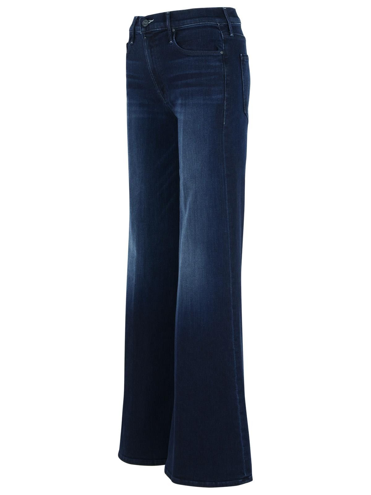 MOTHER MOTHER 'The Twister Sneak' Dark Blue Cotton Jeans Size 32" / US 10 / IT 46 - 2 Thumbnail