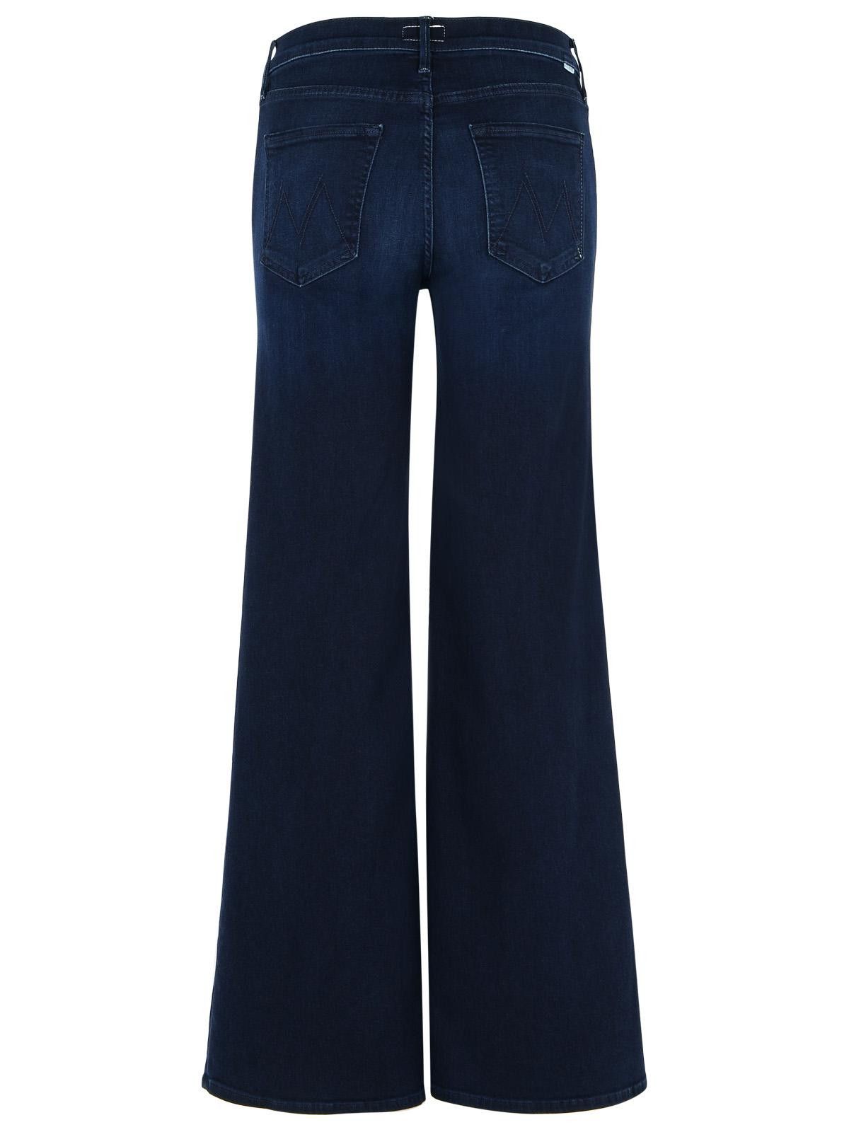 MOTHER MOTHER 'The Twister Sneak' Dark Blue Cotton Jeans Size 32" / US 10 / IT 46 - 3 Thumbnail
