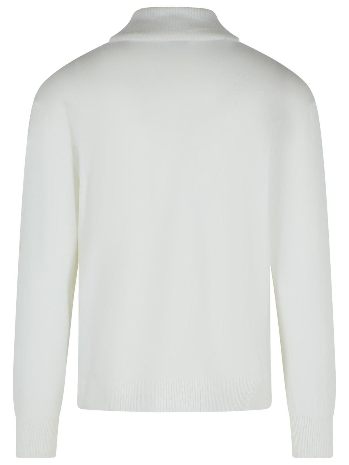C.P. Company C.P. COMPANY 'Lens' Turtleneck Sweater In White Virgin Wool Blend Size US XL / EU 56 / 4 - 3 Thumbnail
