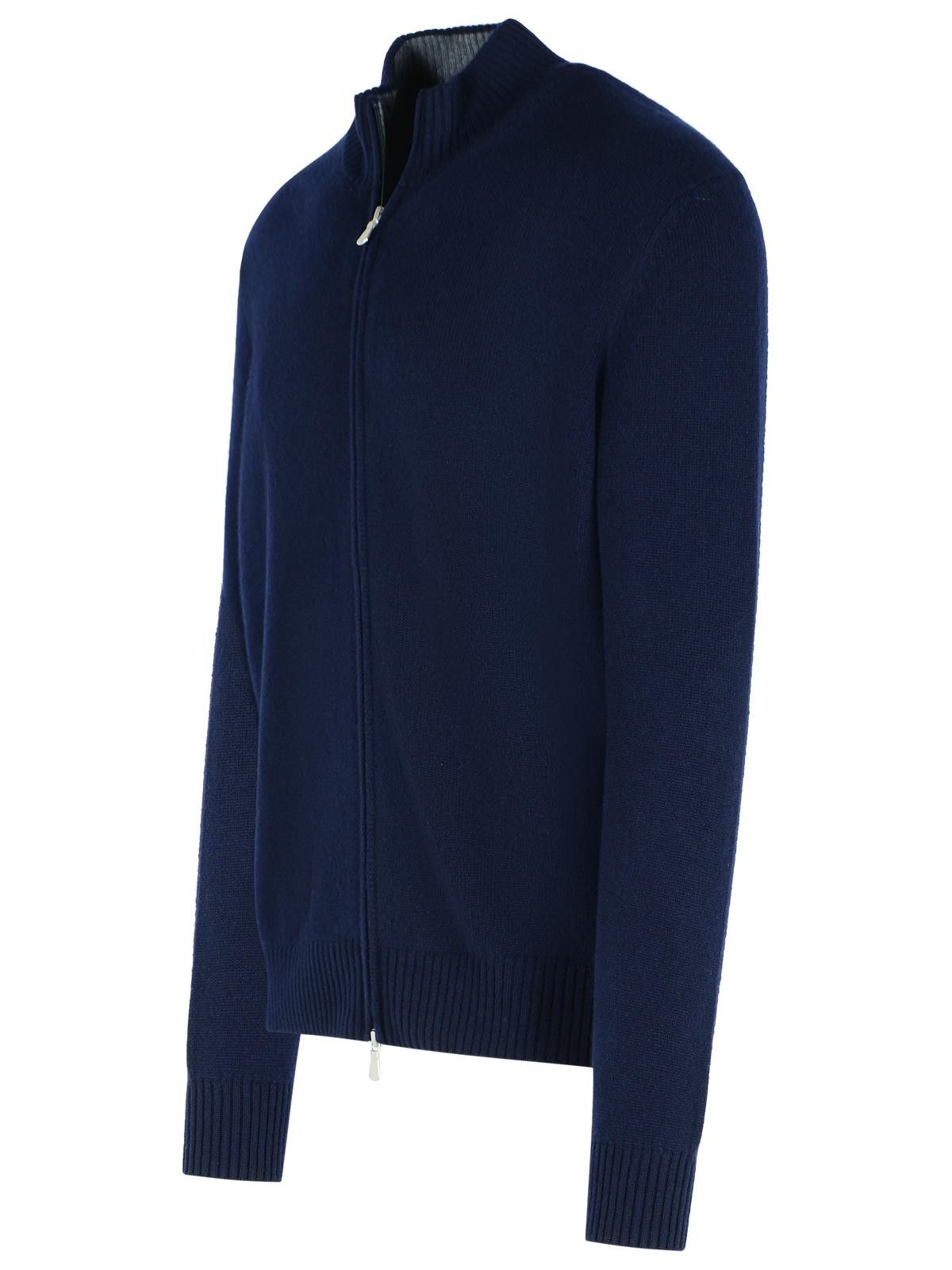 Gran Sasso GRAN SASSO Dark Blue Cashmere Sweater Size US XL / EU 56 / 4 - 2 Thumbnail