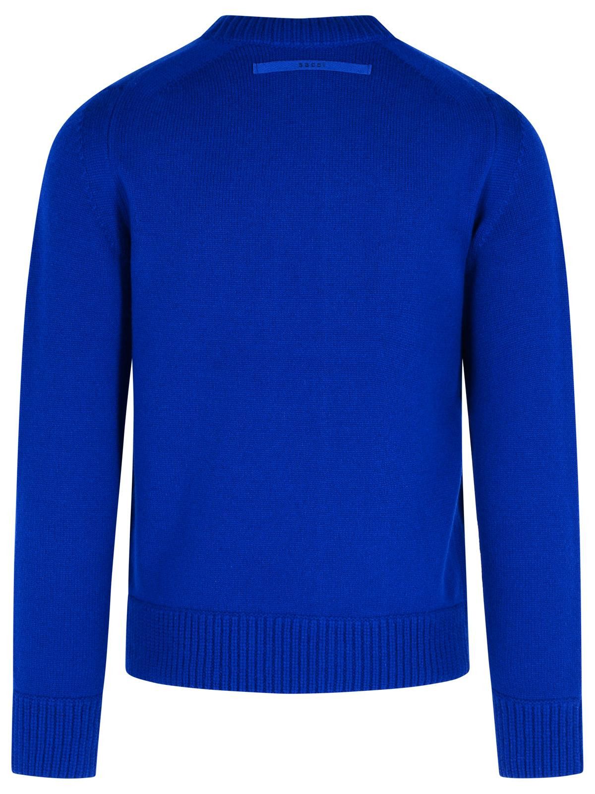 Sacai SACAI Blue Wool Sweater Size US M / EU 48-50 / 2 - 3 Thumbnail