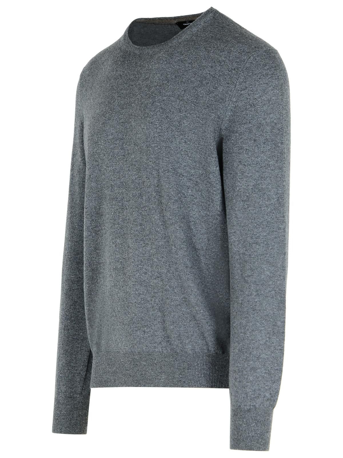 Gran Sasso GRAN SASSO Grey Cashmere Sweater Size US XXL / EU 58 / 5 - 2 Thumbnail