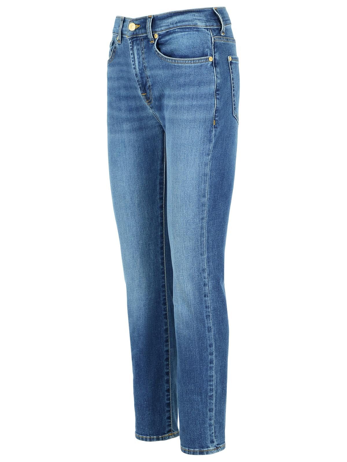 7 For All Mankind 7 FOR ALL MANKIND 'Relaxed Skinny' Blue Cotton Jeans Size 29" - 2 Thumbnail