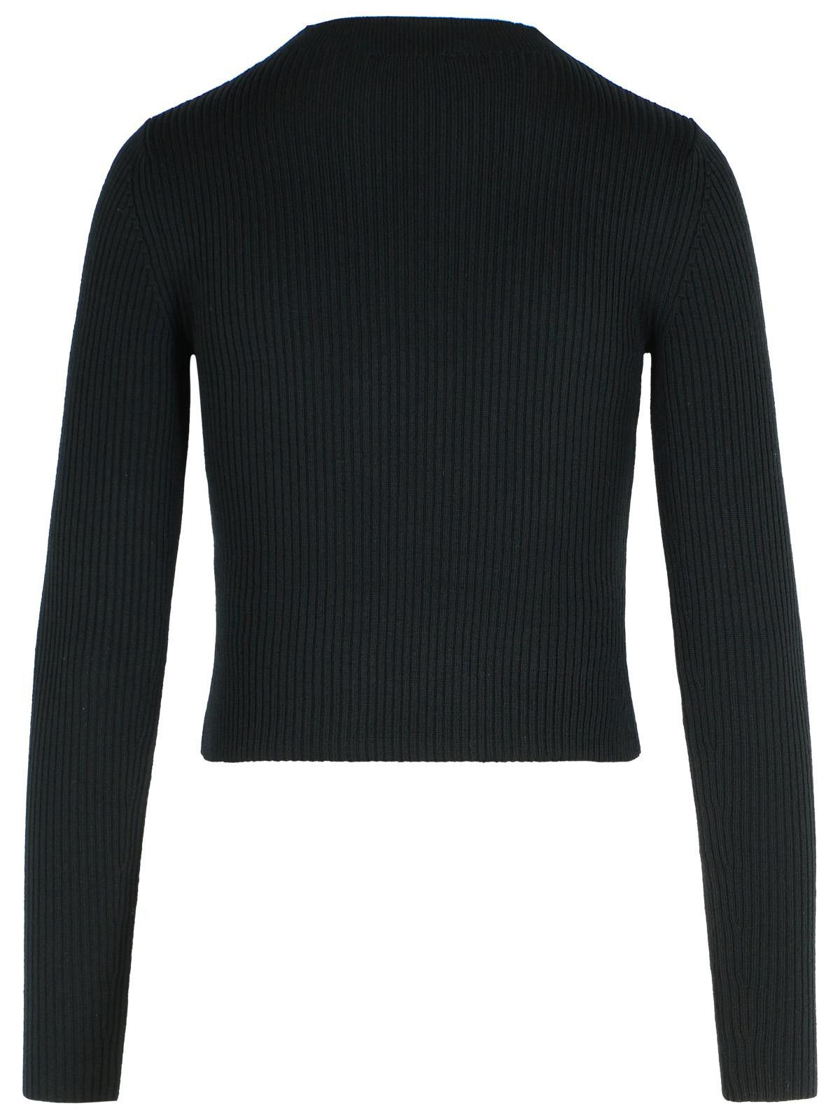 Diesel DIESEL 'Olina' Black Wool Sweater Size S / US 4 / IT 40 - 3 Thumbnail
