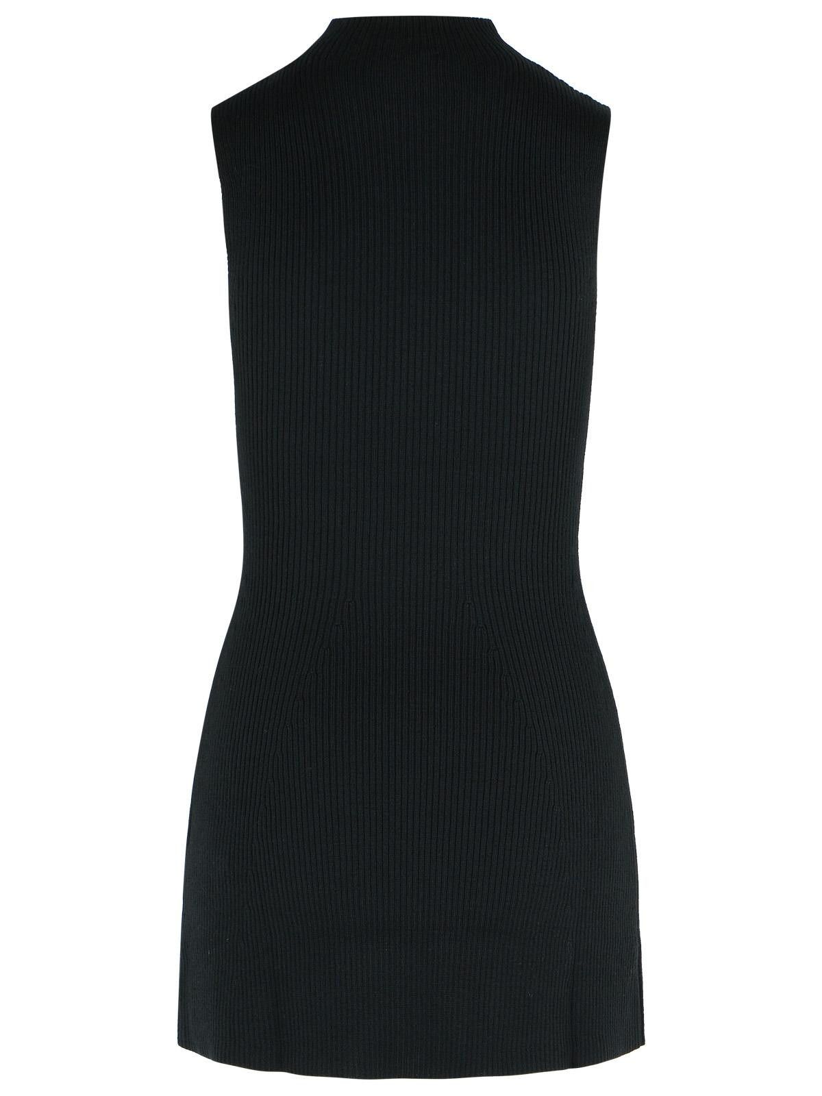 Diesel DIESEL 'Oloni' Short Black Wool Dress Size S / US 4 / IT 40 - 3 Thumbnail