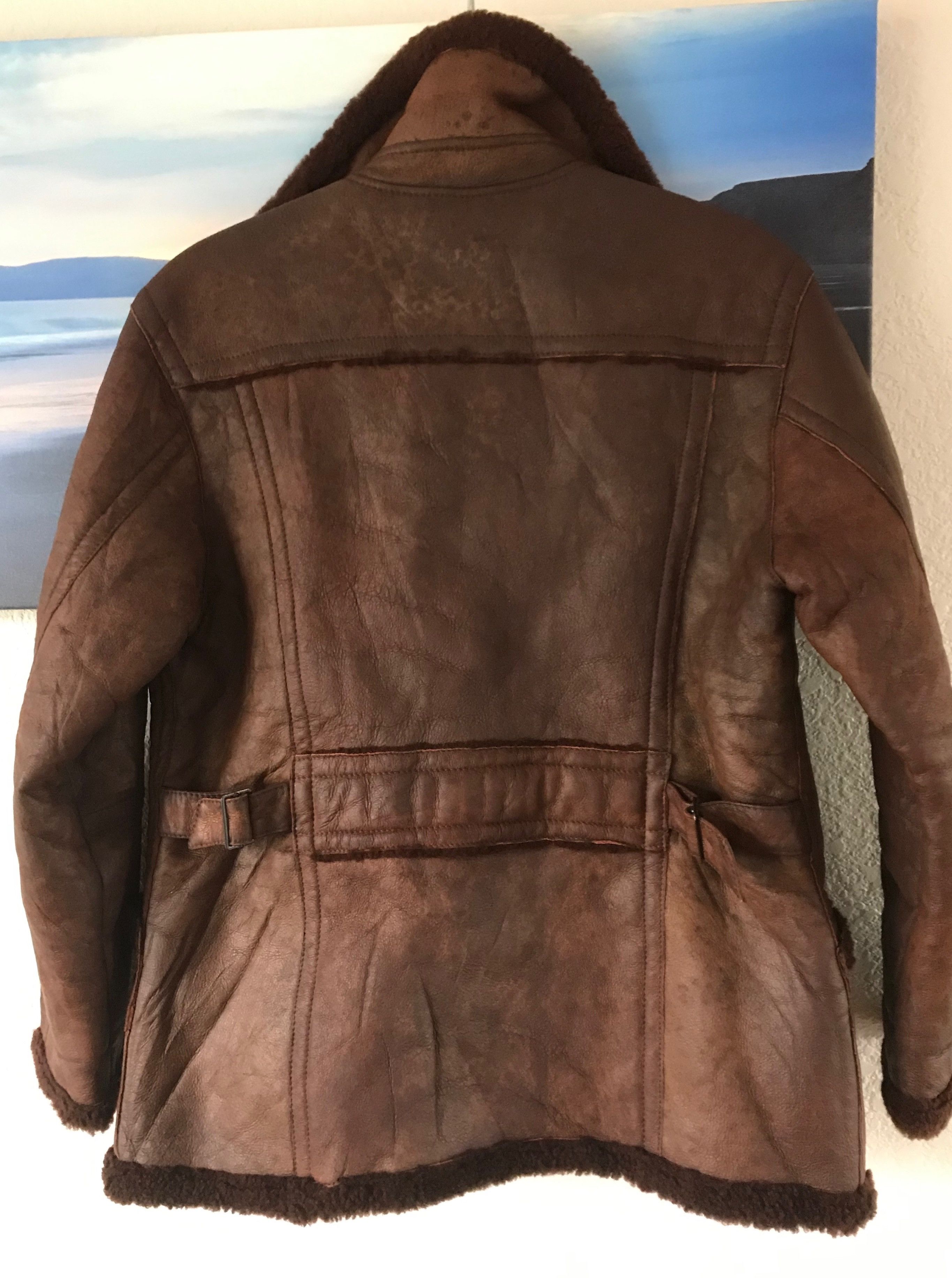 C.P. Company C.P. Company Shearling B6 Jacket, Brown, Made in