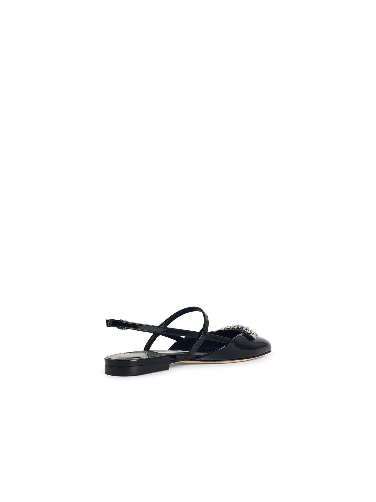 Jimmy Choo JIMMY CHOO 'Belinda Sb Flat' Black Leather Ballet Flats Size US 9.5 / IT 39.5 - 3 Thumbnail
