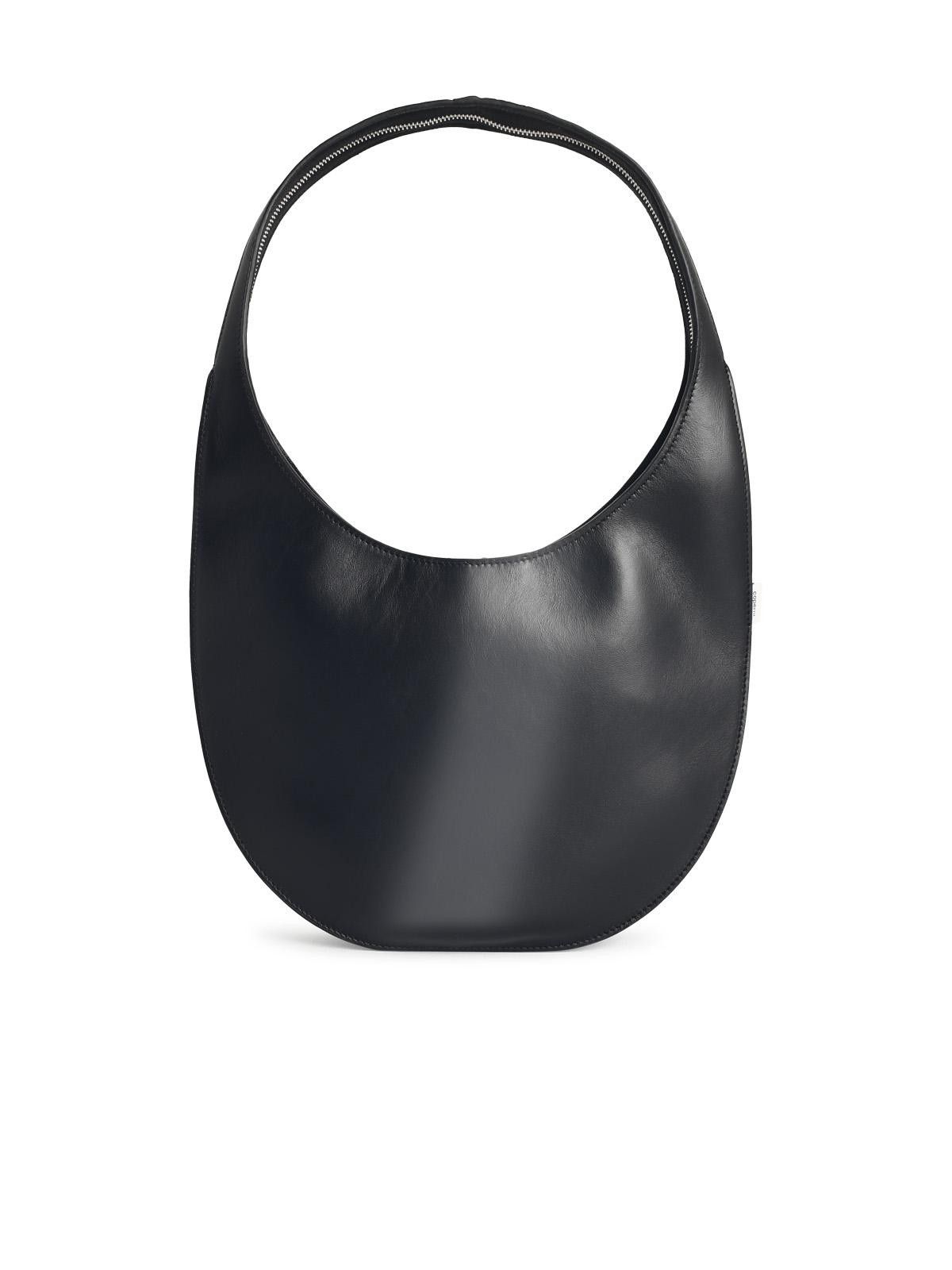 Coperni COPERNI Medium Soft 'Swipe' Black Leather Bag Size ONE SIZE - 3 Thumbnail