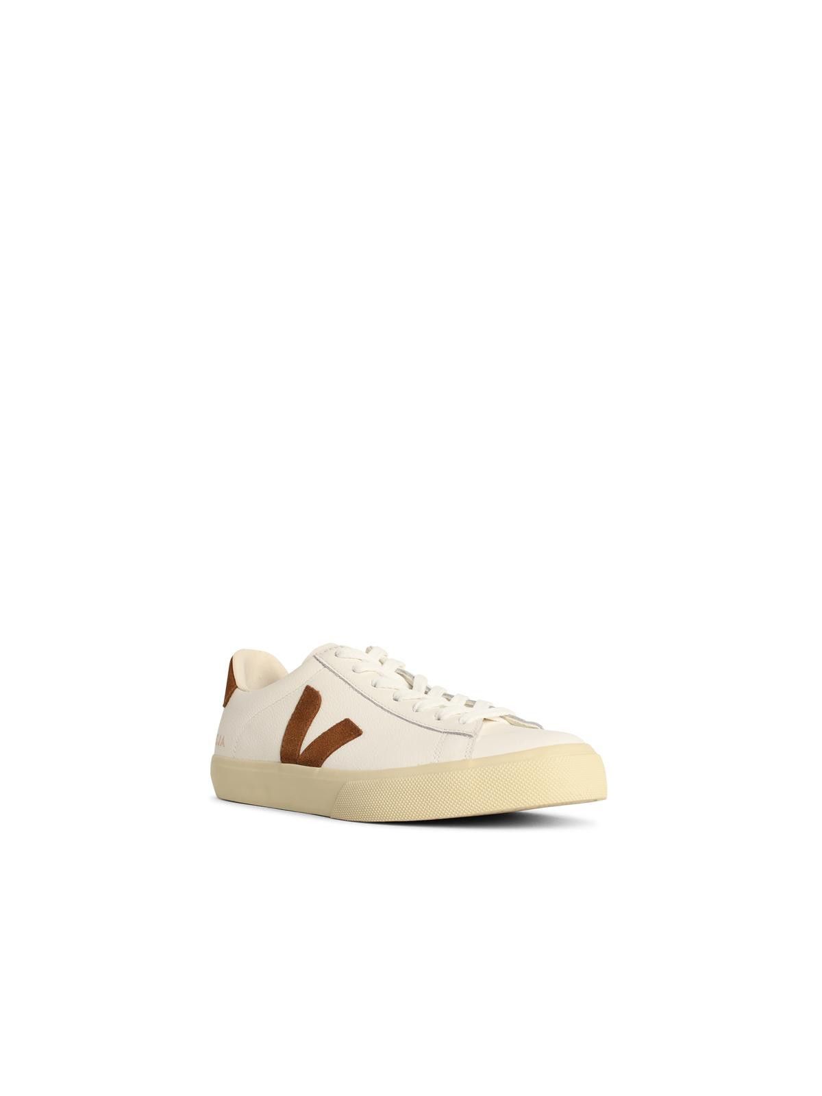 Veja VEJA 'Campo' White Leather And Cognac Sneakers Size US 11 / EU 44 - 2 Thumbnail