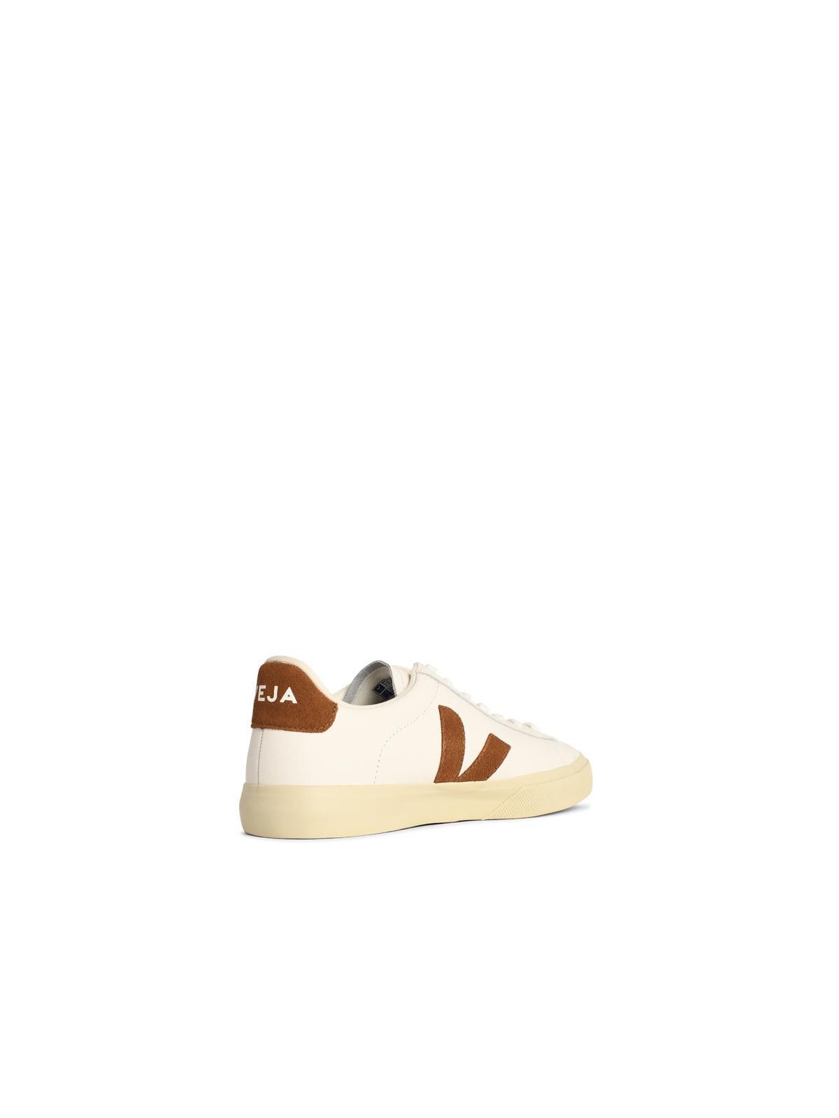 Veja VEJA 'Campo' White Leather And Cognac Sneakers Size US 13 / EU 46 - 3 Thumbnail
