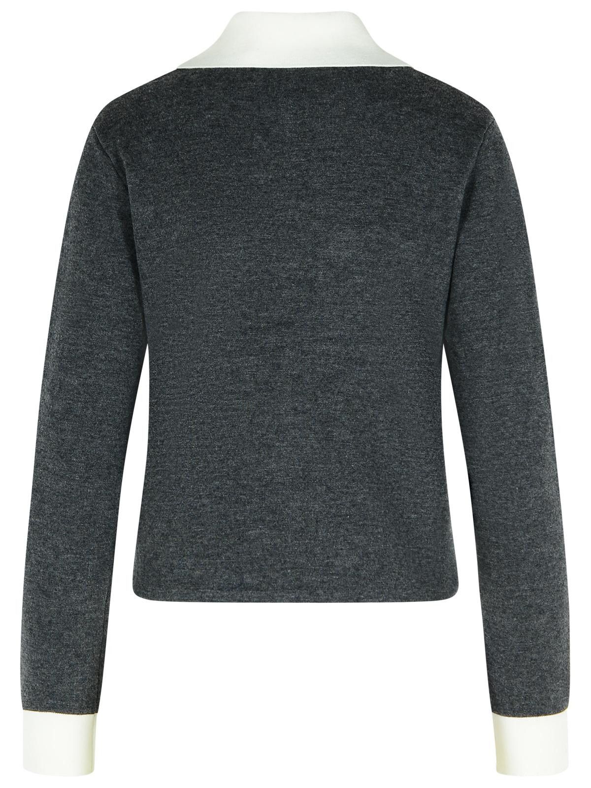 Self-Portrait SELF PORTRAIT Grey Wool Blend Sweater Size XS / US 0-2 / IT 36-38 - 3 Thumbnail