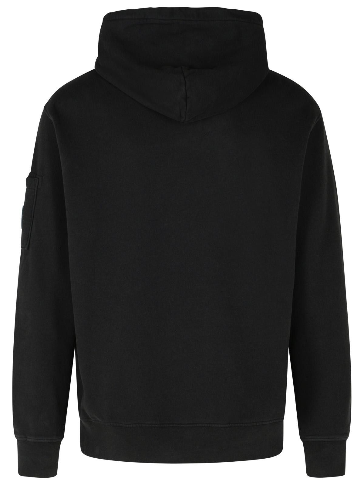 C.P. Company C.P. COMPANY 'Brushed' Black Cotton Sweatshirt Size US XXL / EU 58 / 5 - 3 Thumbnail
