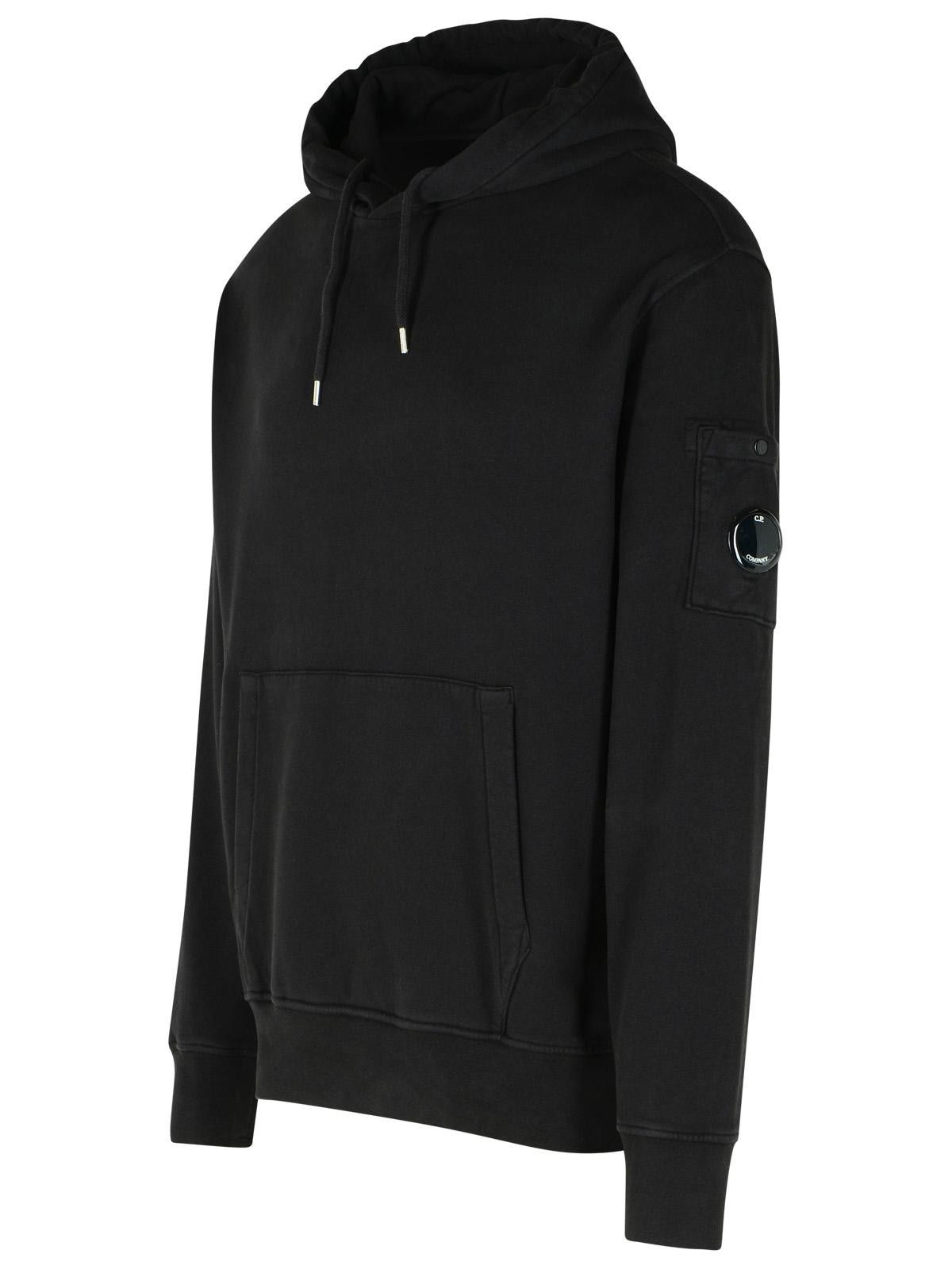 C.P. Company C.P. COMPANY 'Brushed' Black Cotton Sweatshirt Size US XXL / EU 58 / 5 - 2 Thumbnail