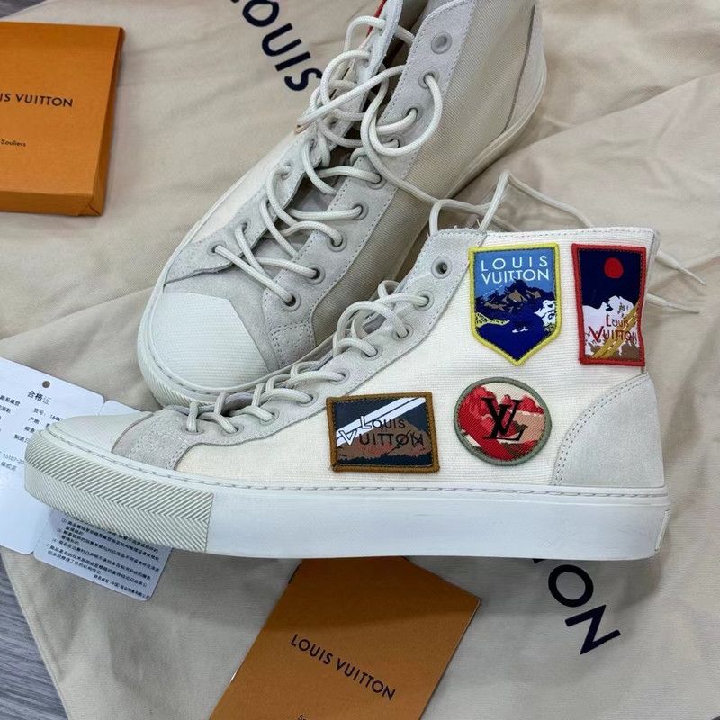Louis Vuitton Louis Vuitton Casual High-Top Sneakers 0079 Size US 8 / IT 38 - 9 Thumbnail