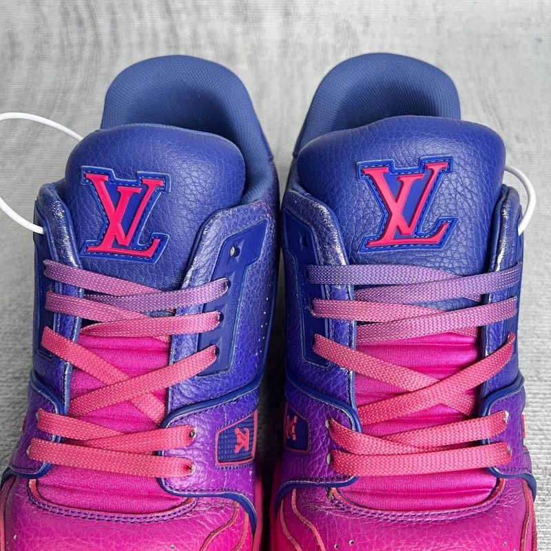 Louis Vuitton Louis Vuitton Trainer Fashion Sneakers in Purple Pink 0079 Size US 9 / IT 39 - 6 Thumbnail