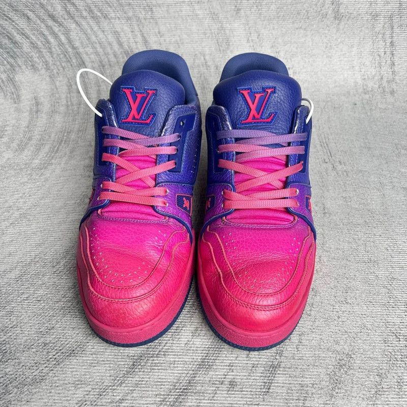 Louis Vuitton Louis Vuitton Trainer Fashion Sneakers in Purple Pink 0079 Size US 9 / IT 39 - 2 Thumbnail