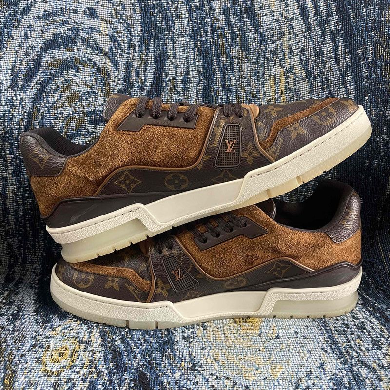 Louis Vuitton Louis Vuitton Stylish Trendy Brown Sneakers 0079 Size US 10 / IT 40 - 7 Thumbnail