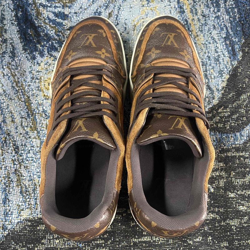Louis Vuitton Louis Vuitton Stylish Trendy Brown Sneakers 0079 Size US 10 / IT 40 - 8 Thumbnail
