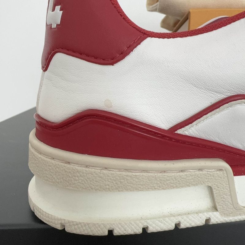Louis Vuitton Louis Vuitton Fashionable Red White Casual Sneakers 0079 Size US 10 / IT 40 - 7 Thumbnail