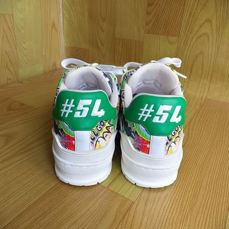 Louis Vuitton Louis Vuitton Trainer Colorful Fashion Sneakers 0079 Size US 7 / IT 37 - 3 Thumbnail