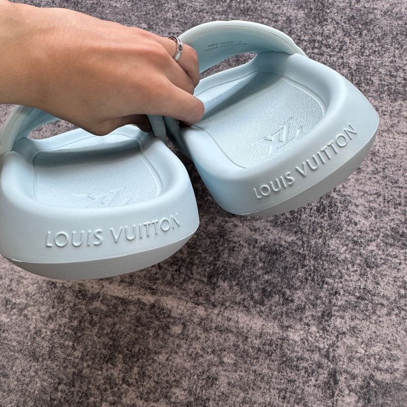 Louis Vuitton Louis Vuitton Comfortable Light Green Slippers 0079 Size US 9 / IT 39 - 3 Thumbnail