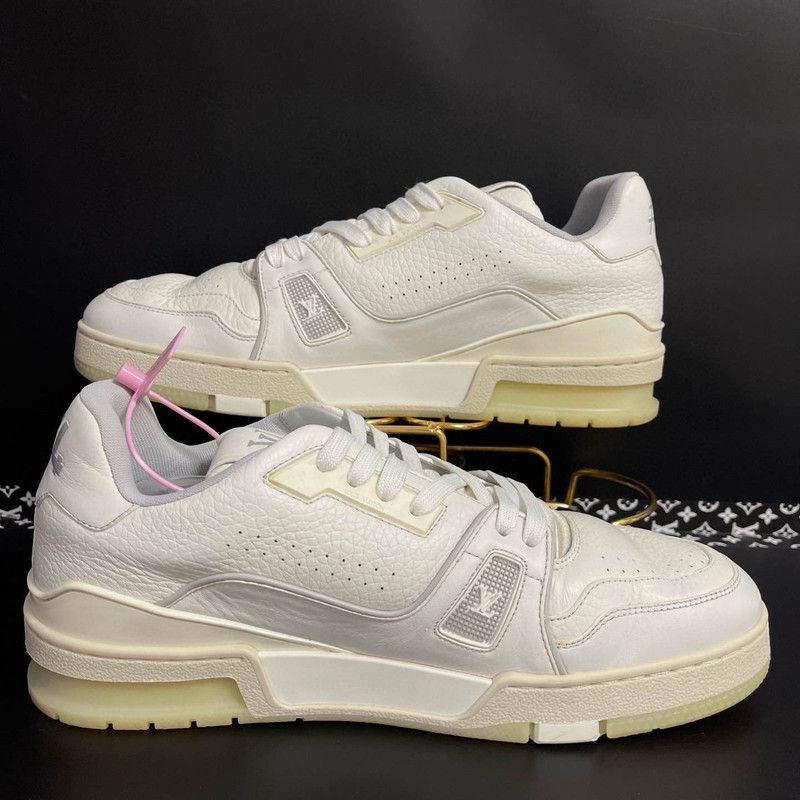 Louis Vuitton Louis Vuitton White Cement Low-top Fashion Sneakers 0079 Size US 10 / IT 40 - 7 Thumbnail