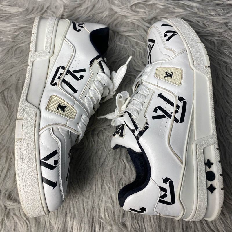 Louis Vuitton Louis Vuitton Trainer Low Top Fashion Sneakers 0079 Size US 10 / IT 40 - 2 Thumbnail
