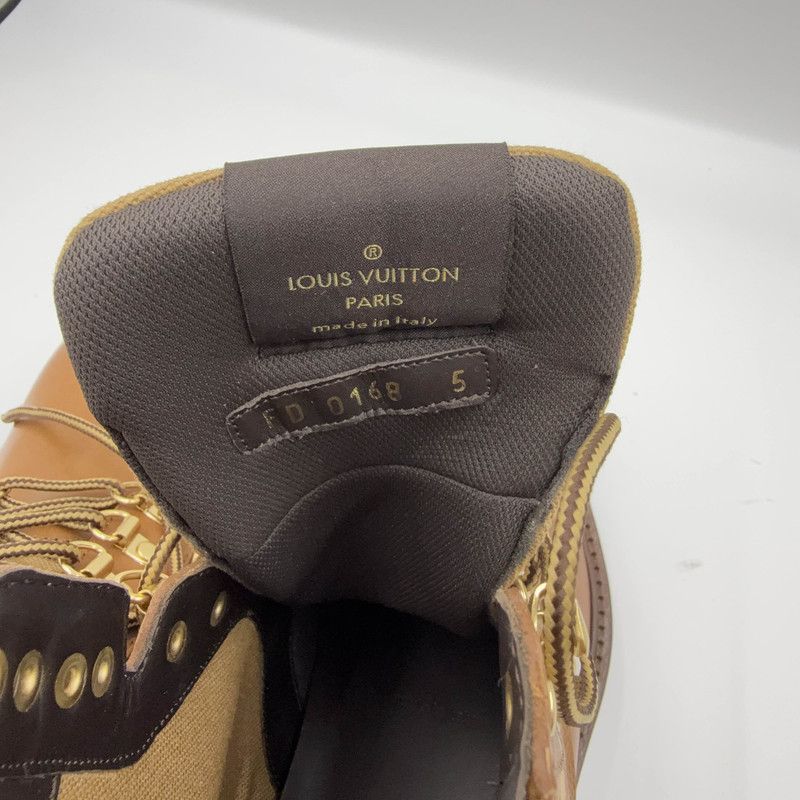 Louis Vuitton Louis Vuitton Brown Leather Martin Boots 0079 Size US 8.5 / EU 41-42 - 5 Thumbnail
