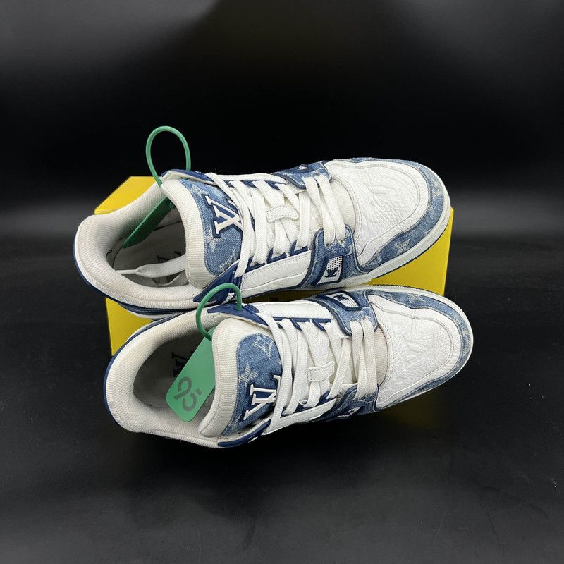 Louis Vuitton Louis Vuitton Denim Trainer Low-Top Fashion Sneakers 0079 Size US 10 / EU 43 - 7 Thumbnail