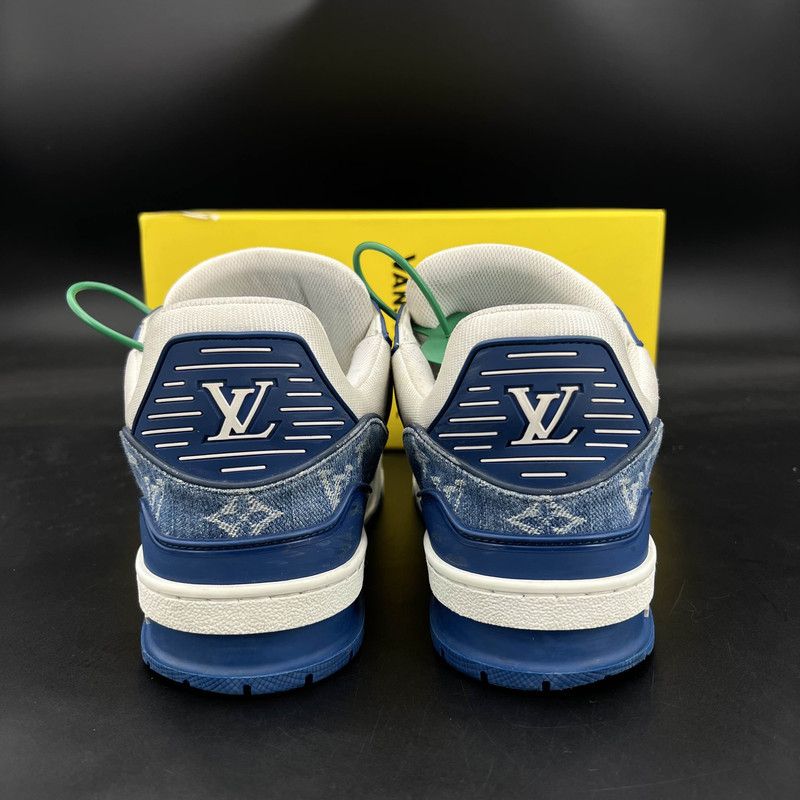 Louis Vuitton Louis Vuitton Denim Trainer Low-Top Fashion Sneakers 0079 Size US 10 / EU 43 - 3 Thumbnail