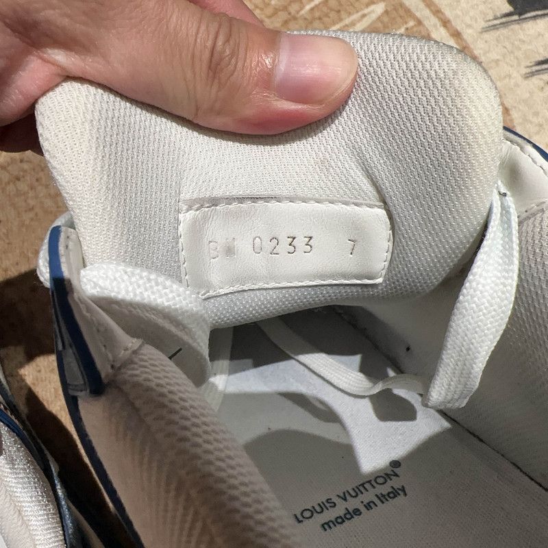 Louis Vuitton Louis Vuitton Denim Blue Fashion Sneakers 0079 Size US 10 / IT 40 - 5 Thumbnail