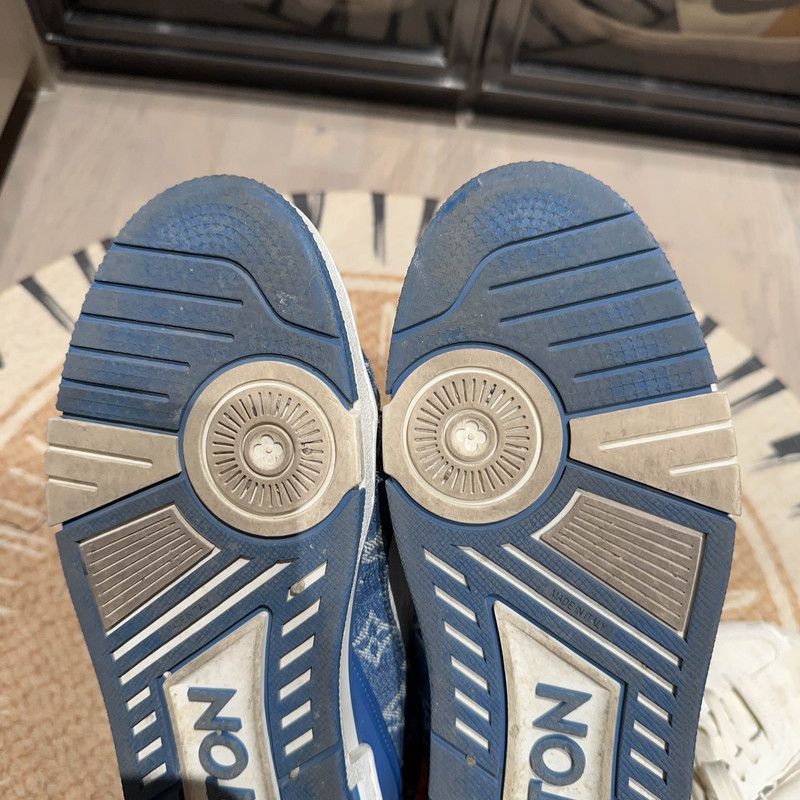 Louis Vuitton Louis Vuitton Denim Blue Fashion Sneakers 0079 Size US 10 / IT 40 - 6 Thumbnail